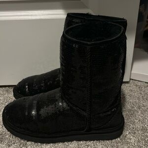 Black Sequin Uggs